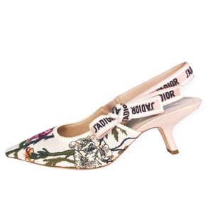Dior J’Adior Rosa Mutabilis Slingback Pumps